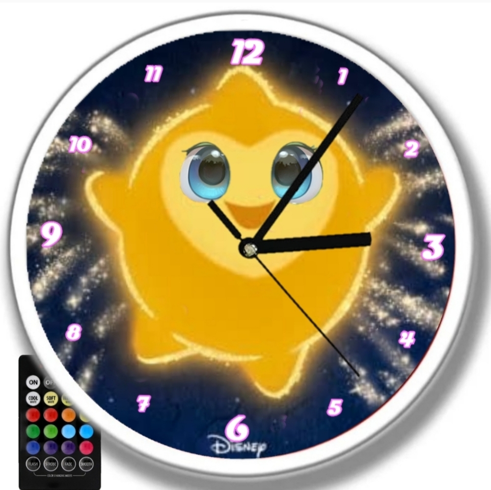 Wish star clock